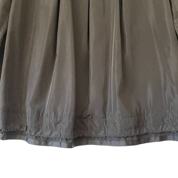 Salco Italia Lightweight Hooded Swing Jacket Pockets Adjustable Hem Size 44 US 8 - Picture 8 of 9